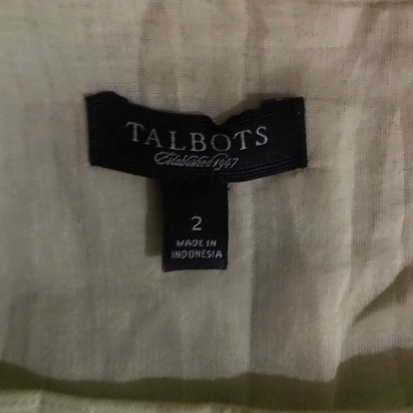 Talbots Ruffle Top - Picture 4 of 5
